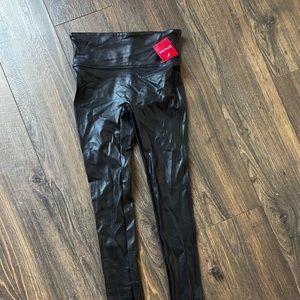 Spanx Faux Leather Leggings
